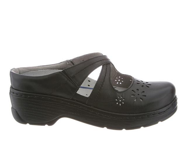 Women's KLOGS Footwear Carolina Slip Resistant Shoes in Black Smooth color