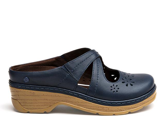 Women's KLOGS Footwear Carolina Slip Resistant Shoes in Colony Blue color