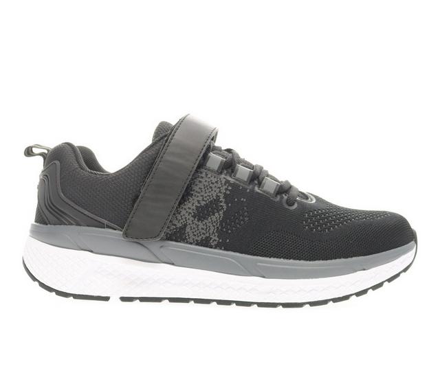 Men's Propet Ultra 267 FX Walking Sneakers in Black/Grey color