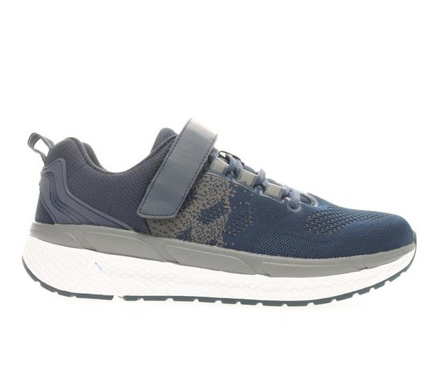 Men's Propet Ultra 267 FX Walking Sneakers in Navy/Grey color