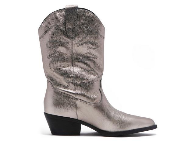 Women's Chelsea Crew Racketeer Western Boots in Pewter color