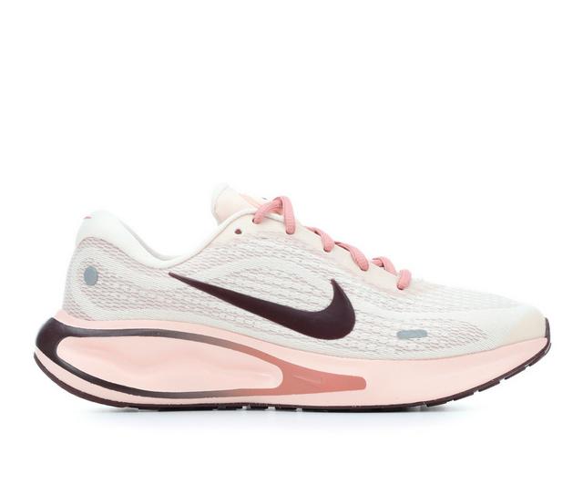 Women's Nike Journey Run Running Shoes in Guava/Red color