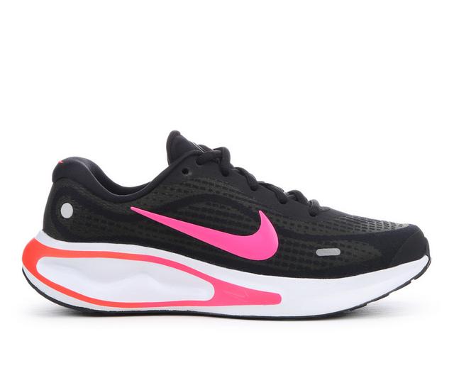 Women's Nike Journey Run Running Shoes in Black/Pink/Wht color