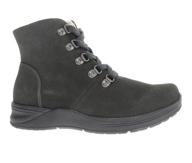 Women's Propet Demi Waterproof Lace Up Booties in Grey color