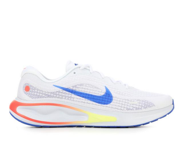 Men's Nike Journey Run Running Shoes in Gry/Blu/Wht 085 color