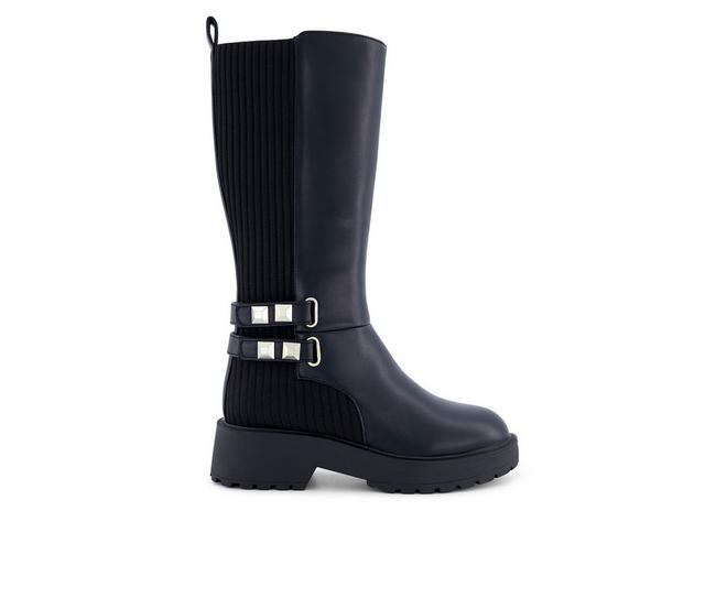 Girls' Marc Fisher Children's Little Kid & Big Kid Heidi Tall Boots in Black color