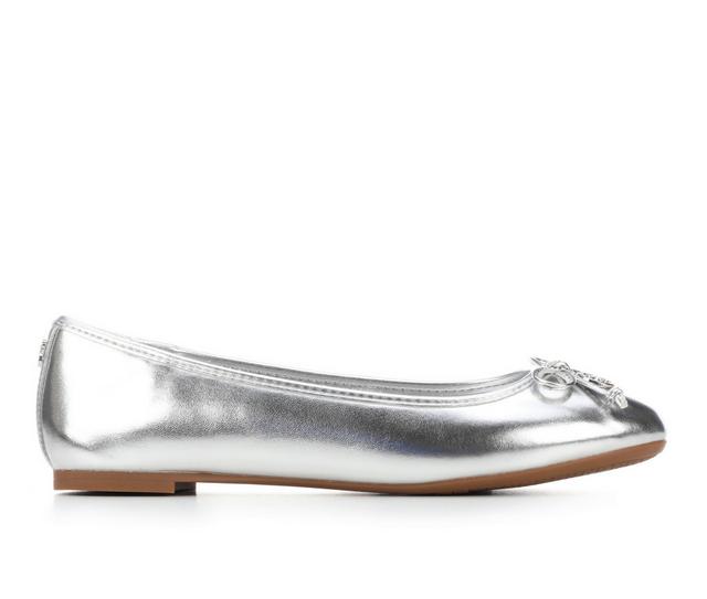 Women's Sam & Libby Callan Flats in Silver color
