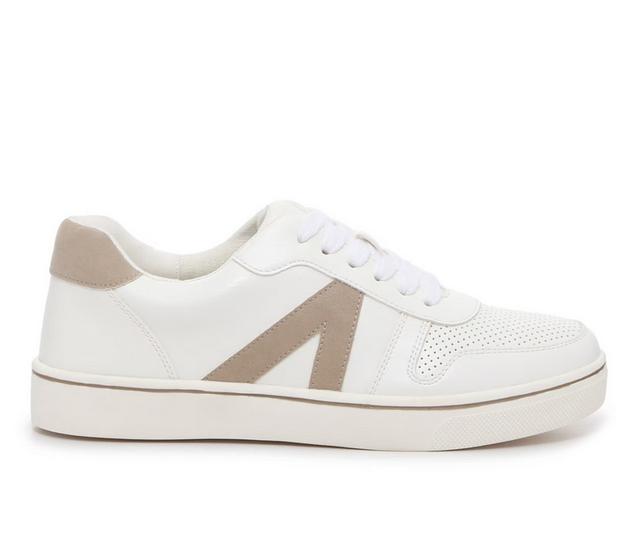 Women's MIA Krew Sneaker in White/Cement color