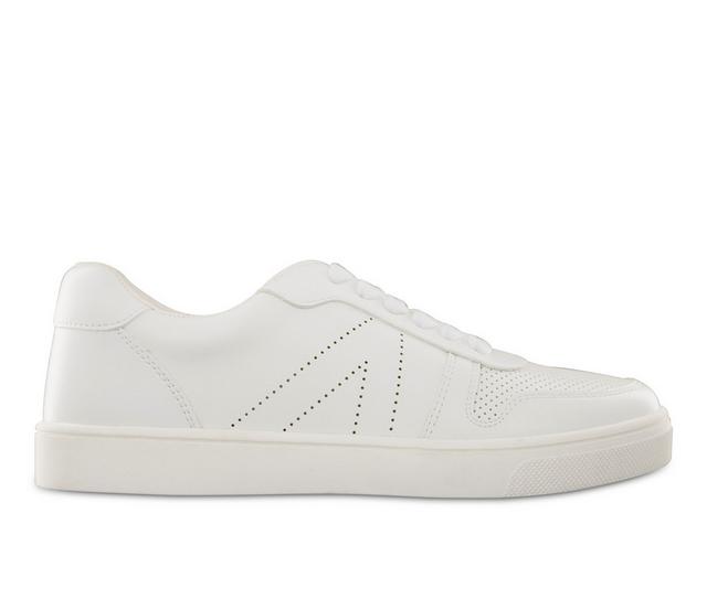 Women's MIA Krew Sneaker in White/White color