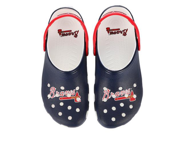 Men's Crocs MLB Classic Clog in Atlanta Braves color