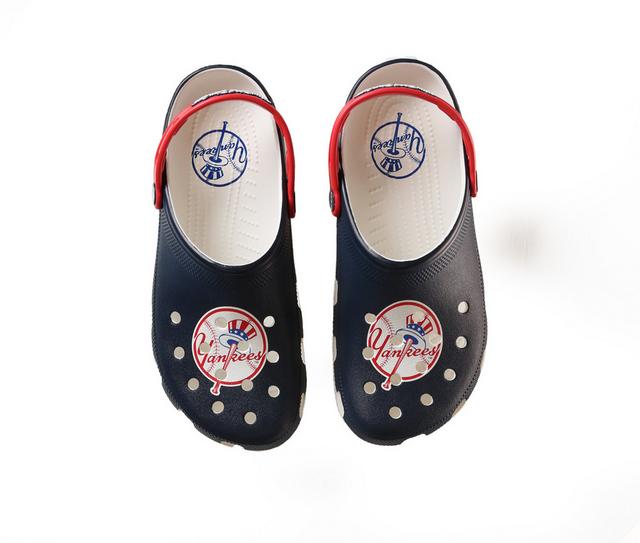 Men's Crocs MLB Classic Clog in NY Yankees color