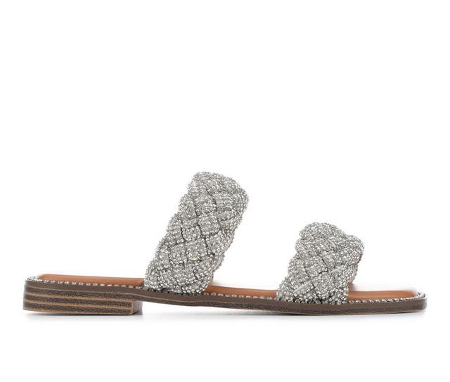 Women's Madden Girl Piaaa Sandals in Silver Multi color