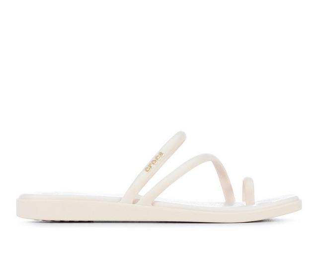 Women's Crocs Miami Toe Loop Sandals in Dew color
