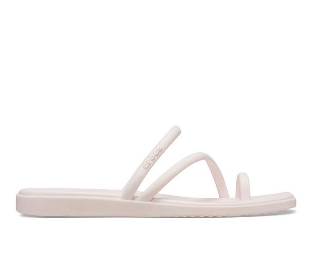 Women's Crocs Miami Toe Loop Sandals in Bubble Ice color