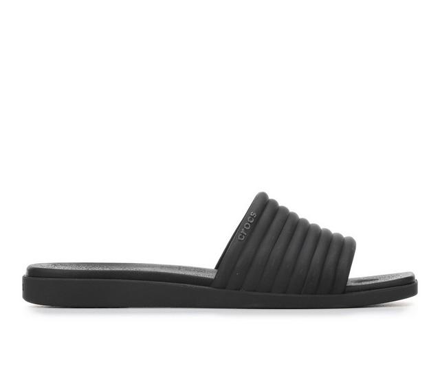 Women's Crocs Miami Slide in Black color