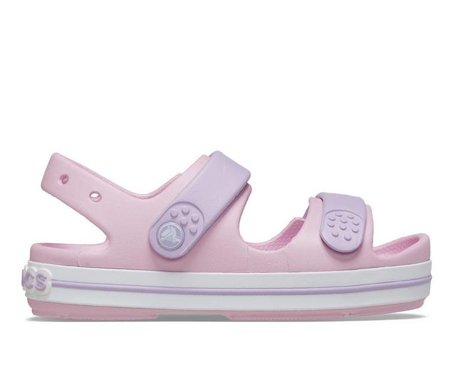 Kids' Crocs Little Kid & Big Kid Crocsband Cruiser Sandals in Pink/Lavender color