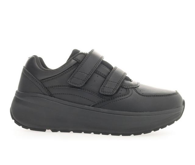 Women's Propet Women's Ultima Strap Walking Sneakers in Black color