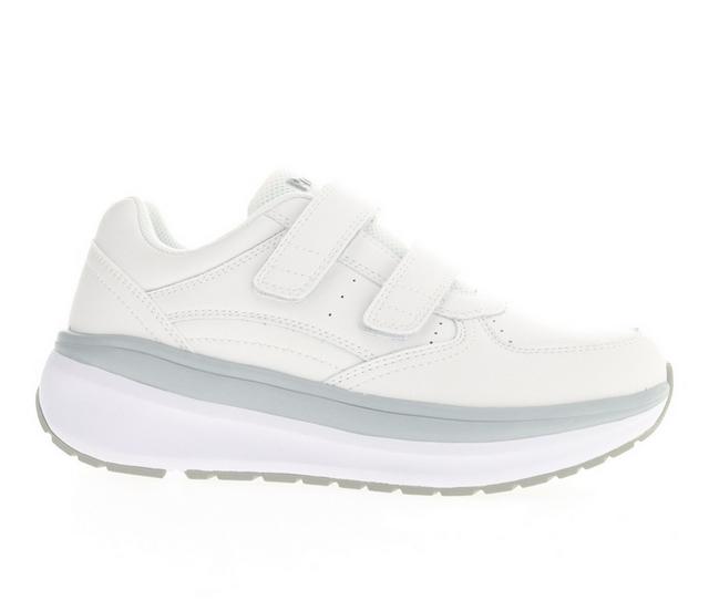Women's Propet Women's Ultima Strap Walking Sneakers in White color