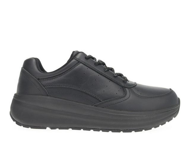 Women's Propet Ultima Walking Sneakers in Black Suede color