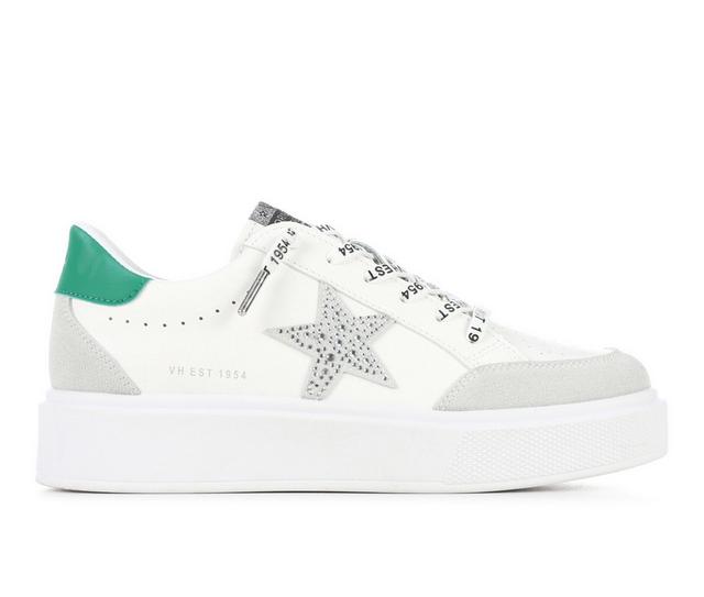 Women's VINTAGE HAVANA Lexa Sneakers in White/Green color