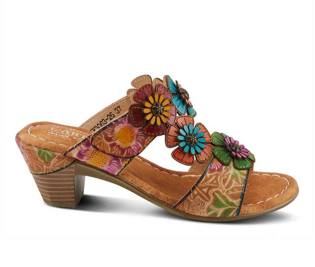 Women's L'Artiste Summer Fun in Tan Multi color