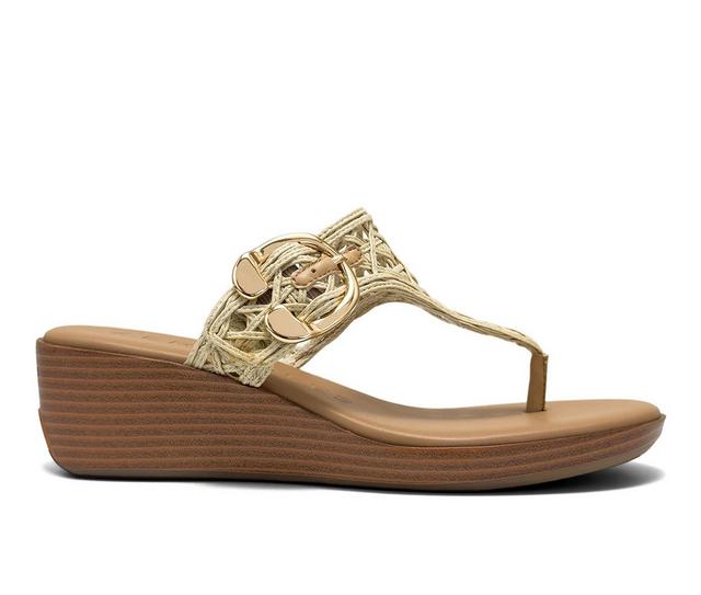 Women's Aerosoles Izola Wedge Sandals in Natural color
