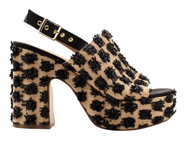 Women's SBICCA Missoula Platform Dress Sandals in Black color