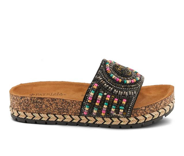 Women's Patrizia Swirla Footbed Sandals in Black Multi color