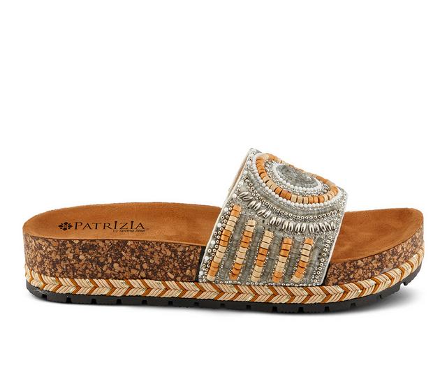 Women's Patrizia Swirla Footbed Sandals in Grey Multi color