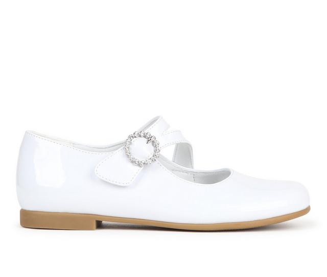 Girls' Rachel Shoes Little Kid Portia Dress Shoes in White Patent color