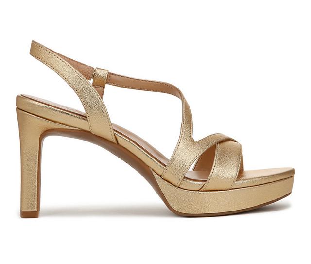 Women's Naturlizer Abby Dress Sandals in Gold color