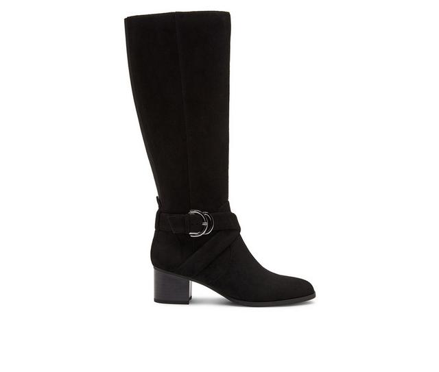 Women's Anne Klein Maelie Knee High Boots in Black color