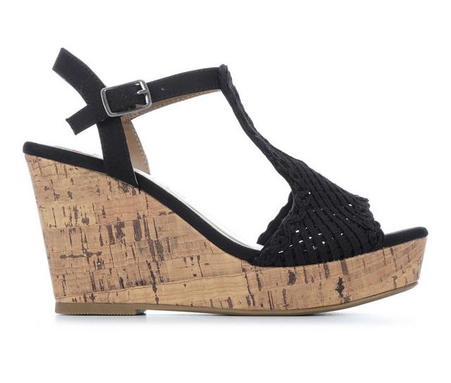 Women's Jellypop Auden Wedges in Black color