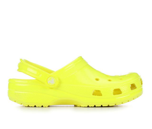 Adults' Crocs Classic Neon Highlighter Clog in Acidity color