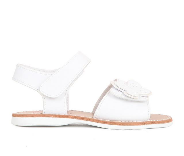 Girls' Rachel Shoes Toddler Gabbie Sandals in White color