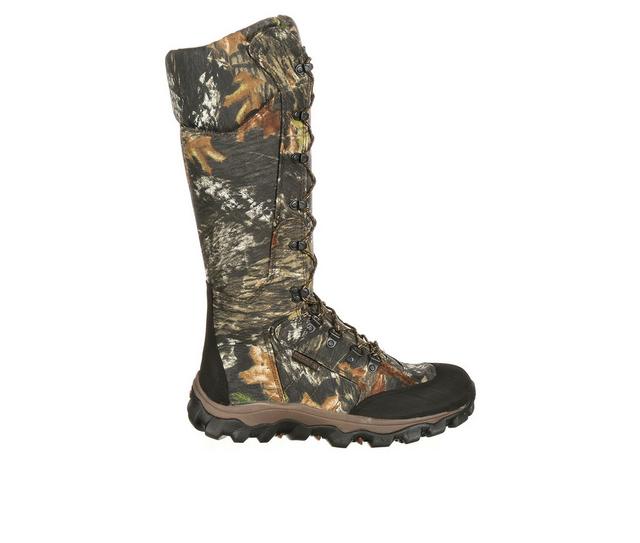 Men's Rocky Lynx Waterproof Snake Insulated Hiking Boots in Mossy Oak Break color