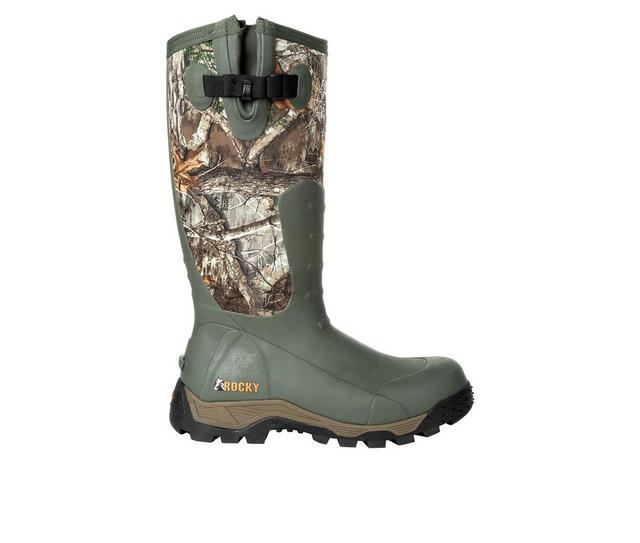 Men's Rocky Sport Pro Rubber Outdoor Work Boots in Realtree Edge color