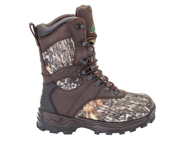 Men's Rocky Sport Utility 1000G Waterproof Insulated Boots in Mossy Oak Break color