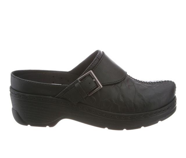 Women's KLOGS Footwear Austin Slip Resistant Shoes in Black Flwr Tool color