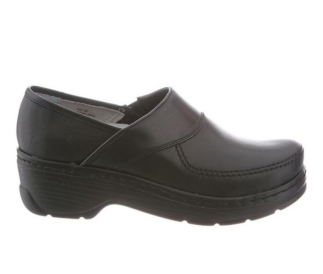 Women's KLOGS Footwear Sonora Slip Resistant Shoes in Black Smooth color