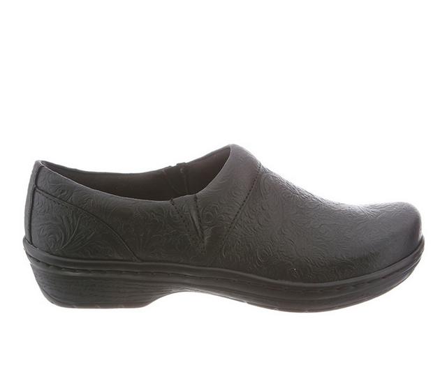 Women's KLOGS Footwear Mission Slip Resistant Shoes in Black Tooled color