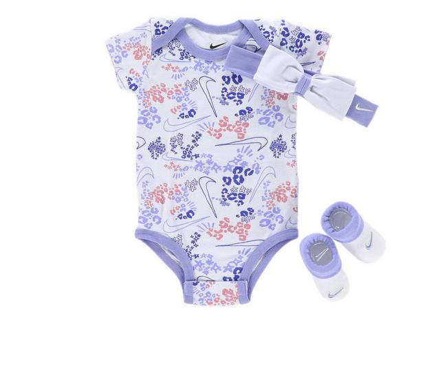 Nike NHG Doodle Dreamer 3 Piece Set in Ligt Thstle 0-6 color