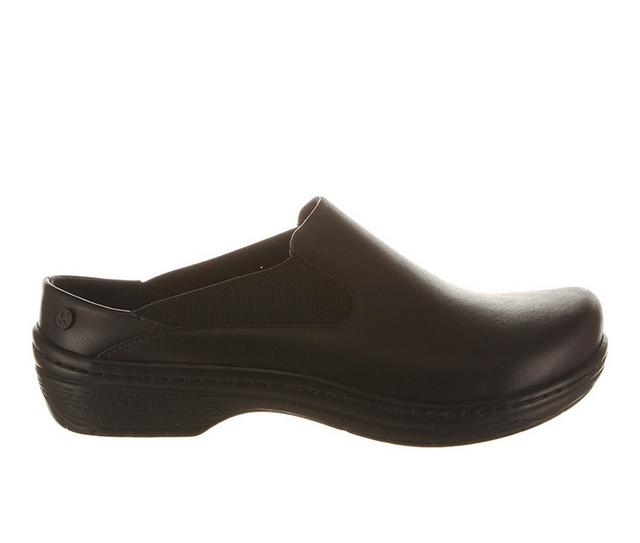 Women's KLOGS Footwear Sail Slip Resistant Shoes in Black Smooth color