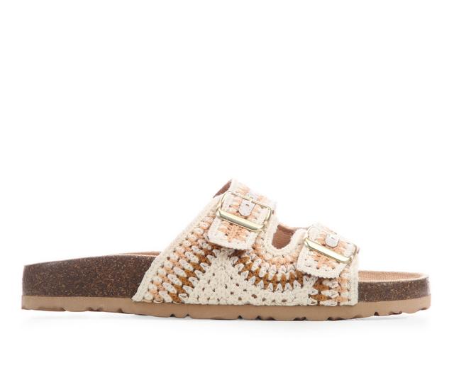 Women's Dirty Laundry Tutu Footbed Sandals in Devine Crochet color