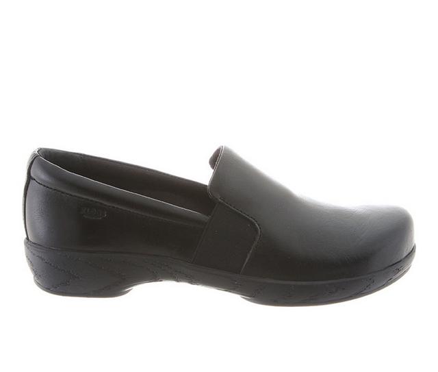 Women's KLOGS Footwear Maven Slip Resistant Shoes in Black Smooth color