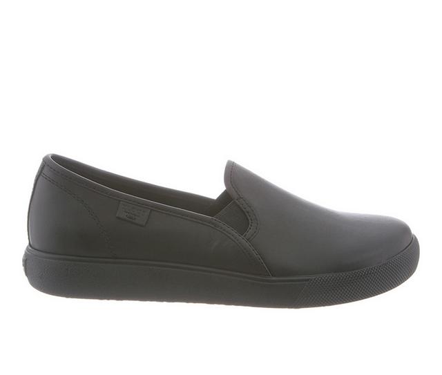 Women's KLOGS Footwear Padma Slip Resistant Shoes in Black Smooth color