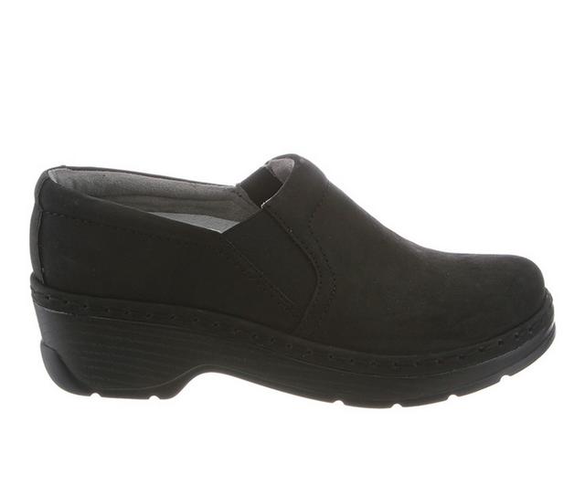 Men's KLOGS Footwear Nashua Slip Resistant Safety Shoes in Black Oiled color