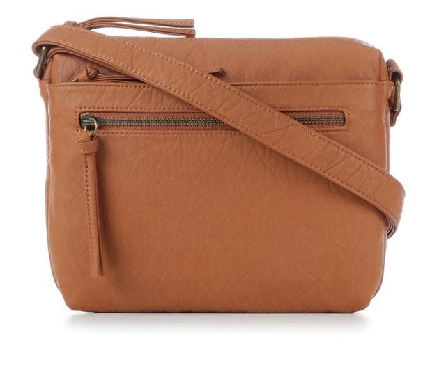 Bueno Of California Elephant Wash Crossbody Handbag in LT Tan color