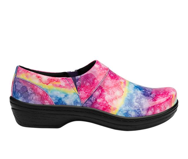 Women's KLOGS Footwear Mission Print Slip Resistant Shoes in Colorrun Patent color