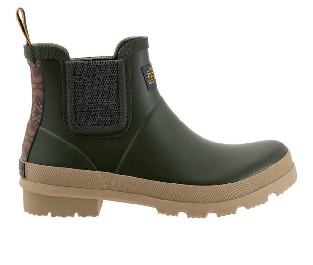 Men's Pendleton Harding Chelsea Rain Boots in Green color